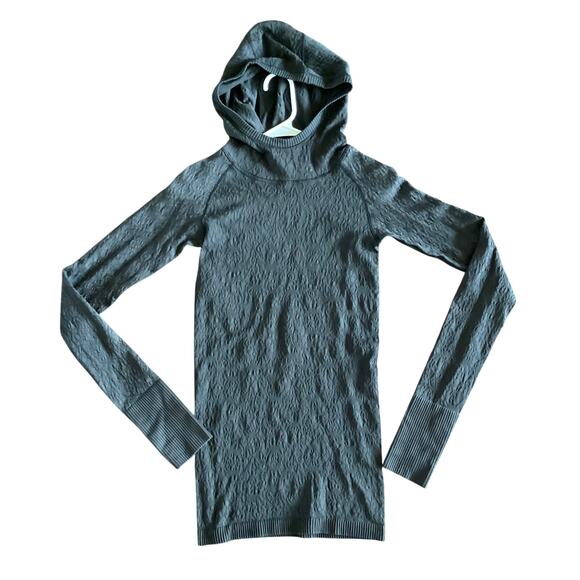 Lululemon Women's Rest Less Pullover Hoodie Textured Activewear Running Black - Picture 3 of 12